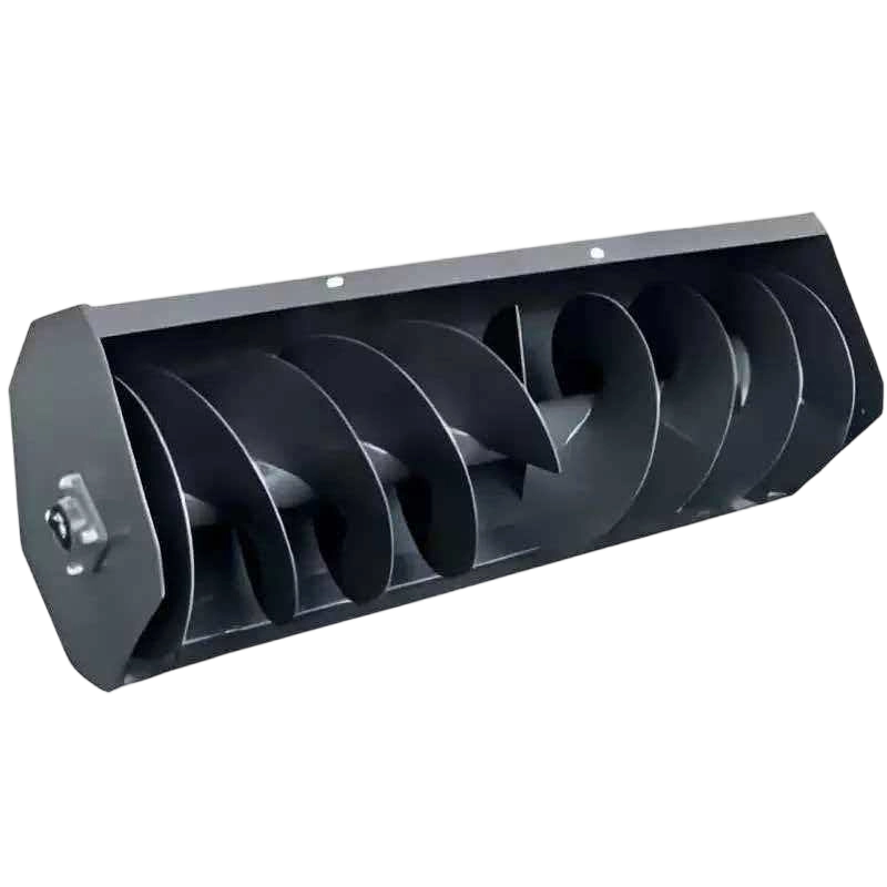 Mini skid steer rotary plow attachment