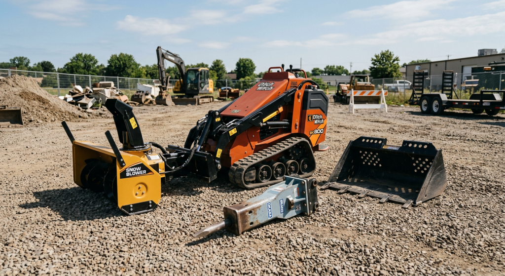 How to Choose the Right Mini Skid Steer Attachment for Your Job: A Buyer’s Guide Featured Image